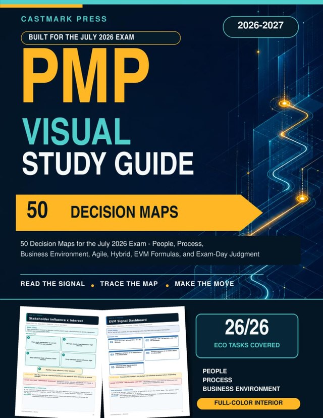 Cover of PMP Visual Study Guide 2026-2027
