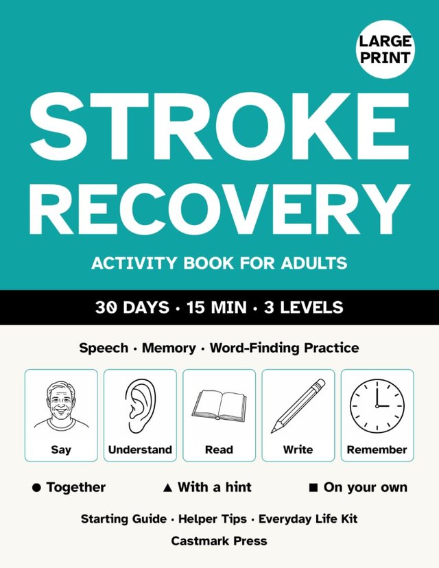 Cover of Stroke Recovery Activity Book for Adults
